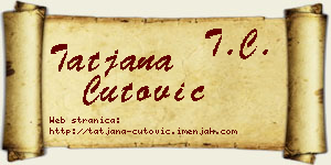 Tatjana Čutović vizit kartica